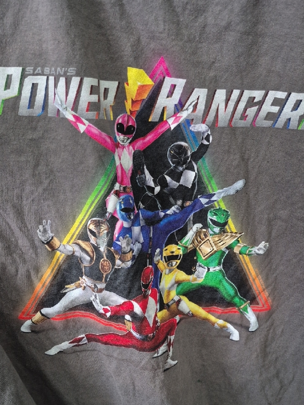 Power Rangers Graphic Tee - Gray with Multicolor Rangers - Picture 8 of 8